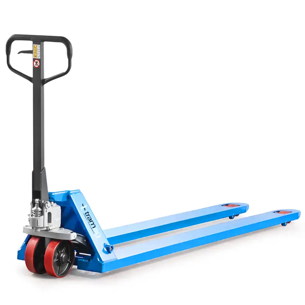 HPT‑P2PXXL handpalletwagen met extra lange vorken 2000mm, draagcapaciteit 2500 kg