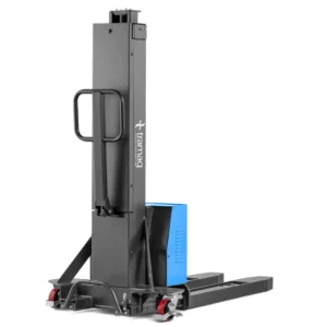 meeneemstapelaar, elektrisch heffend, manueel rijdend. Tilt zichzelf in de vrachtwagen. 500 kg.