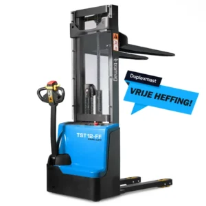 TST12-FF elektrische stapelaar met vrije heffing (free-lift) en proportioneel heffen - 1200 kg