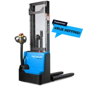 TST12-FF elektrische stapelaar met vrije heffing (free-lift) en proportioneel heffen - 1200 kg