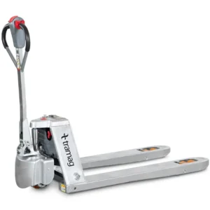 TRAMAG TPT20L-G elektrische pallettruck, frontaanzicht met vorken