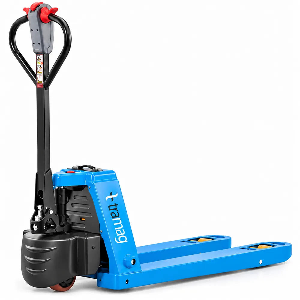Alt-text: TPT20L elektrische palletwagen 2000 kg met lithium-ion accu