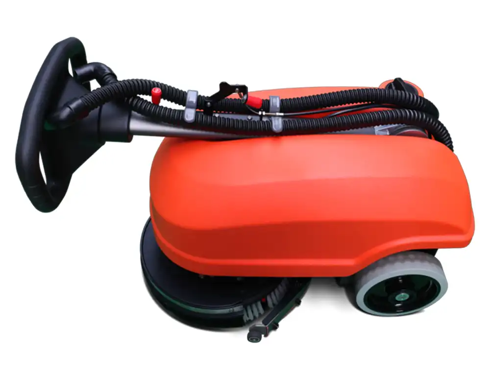 Noblelift NB380 mini schrobmachine ingeklapt