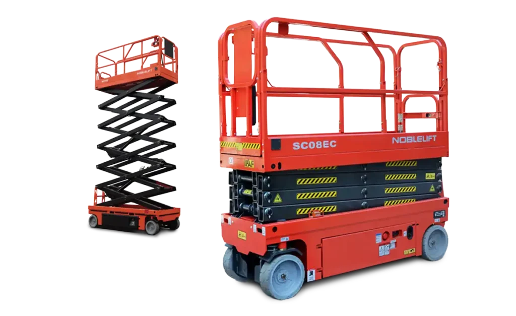 Schaarhoogwerkers categorie afbeelding