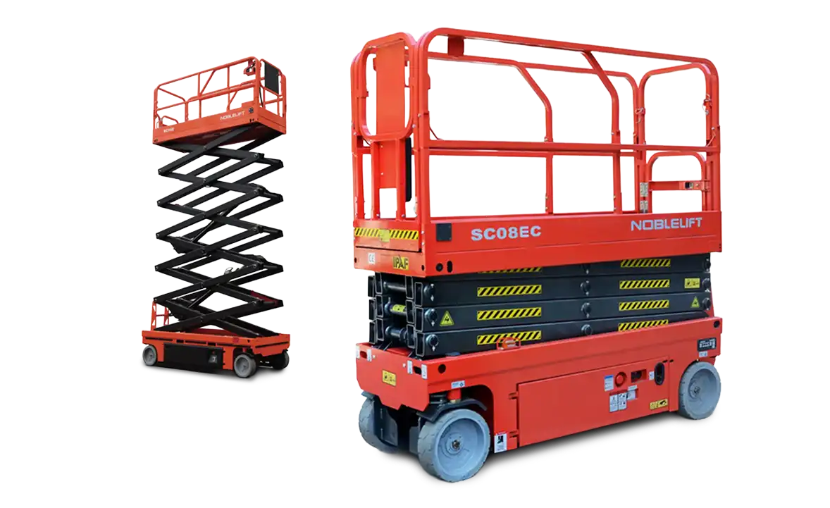 Schaarhoogwerkers categorie afbeelding